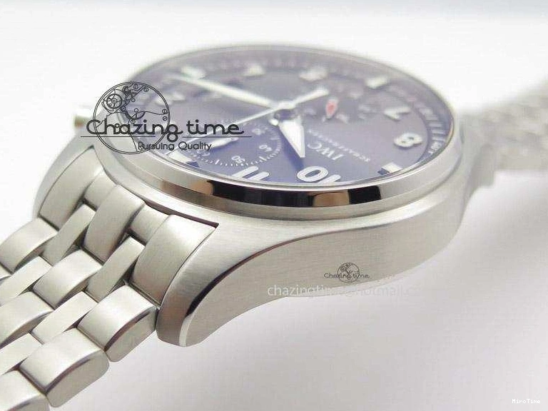 MIROTIME 0305 Pilot Spitfire Chrono ZF Best Edition Gray Dial On SS Bracelet A WrinkleFree 7357